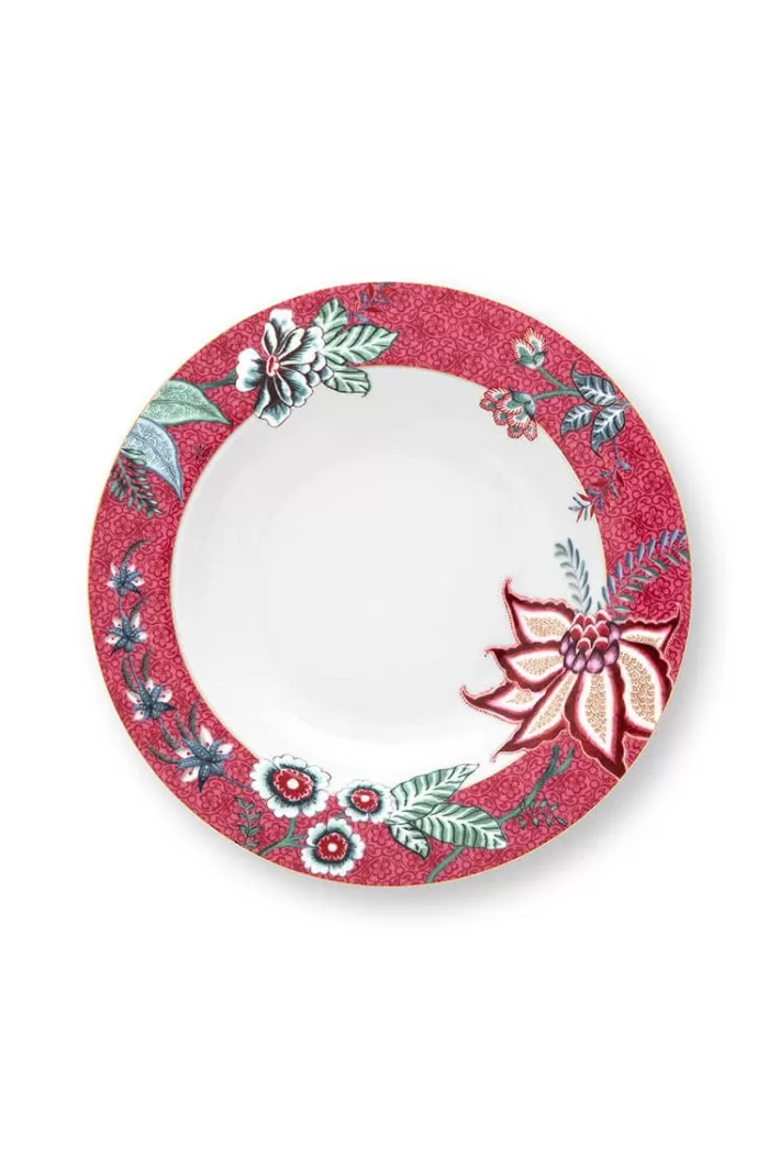 Assiette Creuse Flower Festival Rose Fonce 21.5Cm>Pip Studio Cheap