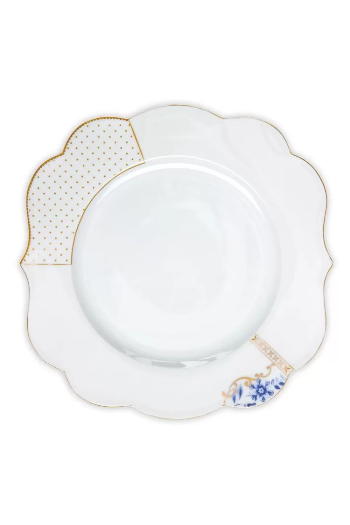 Assiette Plate Royal White Points Dores 28 Cm>Pip Studio Best Sale