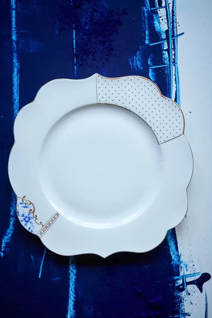 Assiette Plate Royal White Points Dores 28 Cm>Pip Studio Best Sale