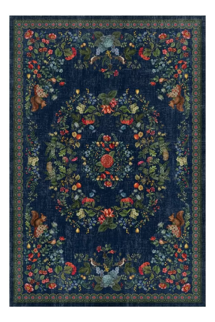 Tapis Fall In Leaf Par Pip Bleu Fonce>Pip Studio Clearance