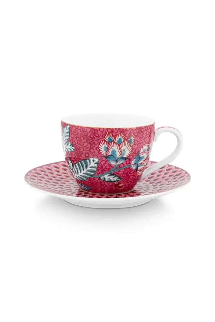 Tasse Et Soucoupe A Expresso Flower Festival Rose Fonce>Pip Studio Best