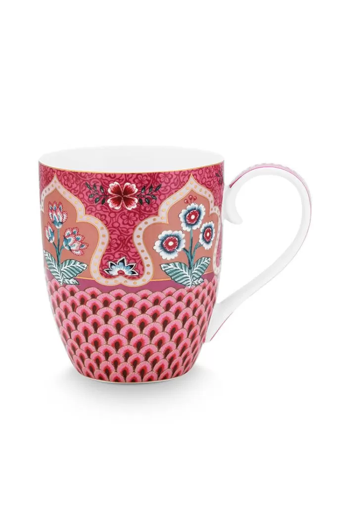 Tasse Xl Flower Festival Deco Rose Fonce>Pip Studio Best