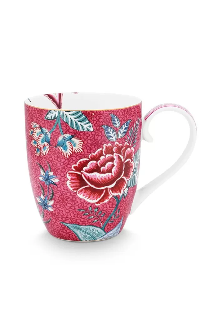 Tasse Xl Flower Festival Rose Fonce>Pip Studio Hot